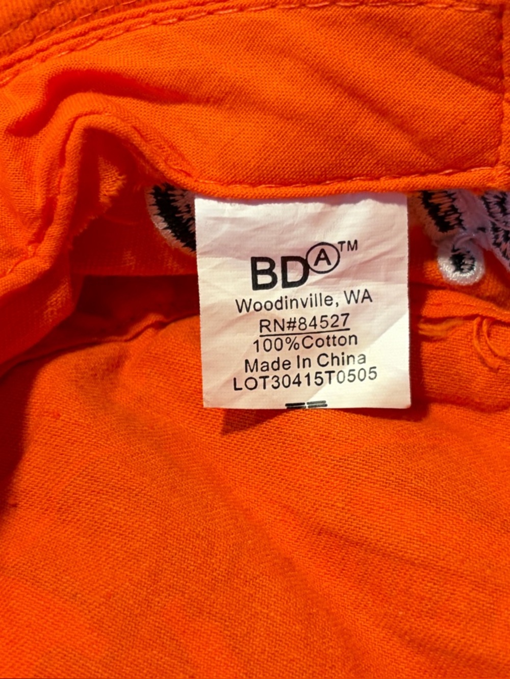 Baltimore Orioles 30th Anniversary 1983 World Series Orange Bucket Hat - Picture 5 of 6